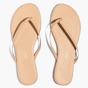 Tkees Lily Nude Flip Flops in Light Tan; Size 9